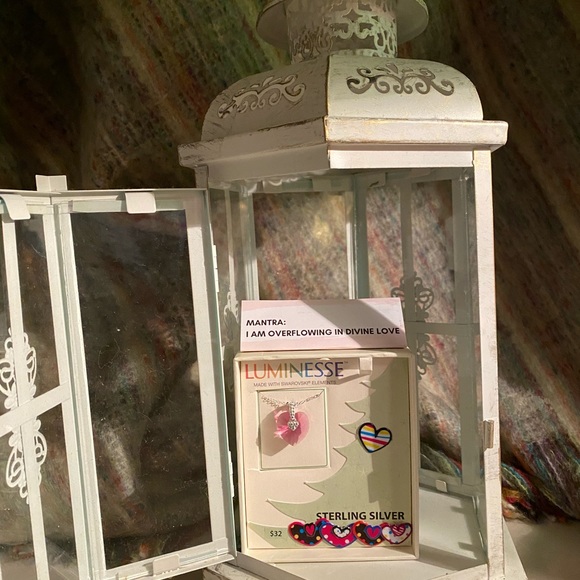 🦄💕 Valentine! Swarovski pendant with sterling - Picture 8 of 10